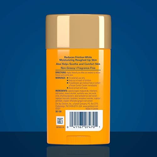 Gold Bond Friction Defense Stick with Aloe | Prevents Chafing | Soothes & Moisturizes | 1.75 oz | Pack of 2 - Image 3