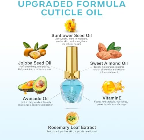 Cuticle Oil, Cuticle Nail Oil Infused with Real Flowers, Jasmine 12ml - Image 3