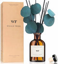 Peppermint Scent Reed Diffuser Set for Bathroom Air Fresheners Decor by WEALD+TRIBE