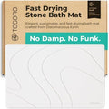 TOSORO - Stone Bath Mat Diatomaceous Earth Shower Mat Non-Slip Super Absorbent Diatomite Stone Bath Mats for Bathroom Floor Quick Drying Natural Easy to Clean (23.5 x 15) - Sandstone by Tosoro