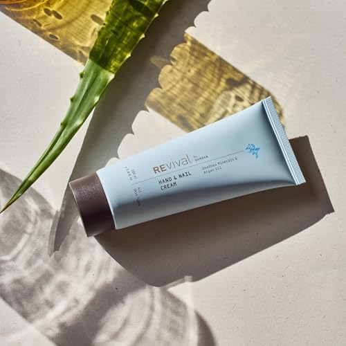 REvival Hand & Nail Cream - Deeply Moisturizing with Dead Sea Minerals, Jojoba, Argan & Aloe - Non-Greasy, Fast Absorbing, Nourishes & Protects Dry Hands & Nails 100ml | 3.4 oz - Image 2
