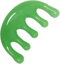 GSHOW Head Massager Scalp Resin Handheld Wide Tooth Gua Sha Comb Relax Massage Tool for Soothing Head Massage