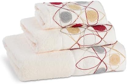 Zahari Home Sedona Modern Bathroom Towel Set - 3 Piece Luxury Towel Set - Beige by ZahariHome