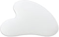 Gua Sha Jade Stone Gua Sha Massage Tool, Guasha Tool for Face and Body Skin Massage. Tools for SPA Acupuncture, Pink Stone for Body Face Neck and Eye, Skin Care Gift for Woman (White)