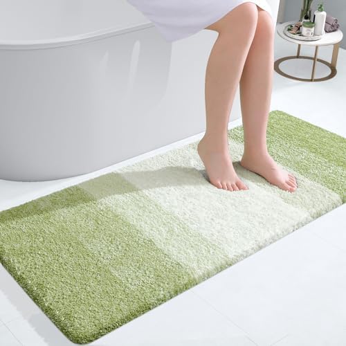 OLANLY Bathroom Runner Rug 47x20, Extra Soft Absorbent Microfiber Bath Rugs by OLANLY