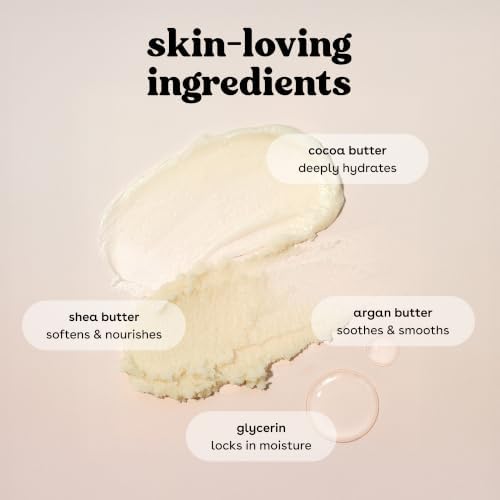 eos Cashmere Whipped Oil Body Butter, Vanilla Cashmere, 72 Hour Weightless Moisture For Dry Skin, Rich Formula and Deep Hydration, Body Care, 12 oz - Image 6