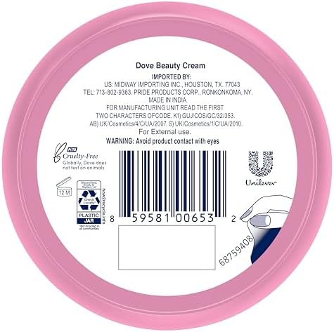 Dove Lotion, Beauty Cream - Light, Fast-Absorbing Face and Body Cream for Normal to Dry Skin, 24-Hour Moisture, Travel Size, 2.53 Fl Oz. (Pack of 12) - Image 2
