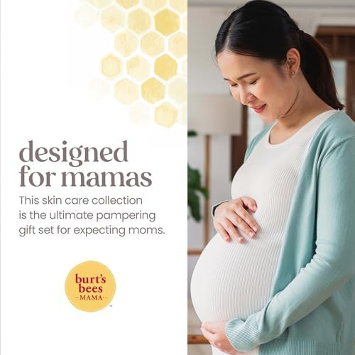 Burt's Bees Mama Gift Set, Includes Lip Balm, Leg and Foot Cream, and Belly Butter, Natural Origin Skin Care, 0.15 oz./3.38 oz./6.5 oz. - Image 4