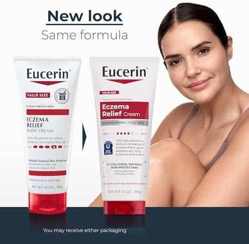 Eucerin Eczema Relief Cream with Colloidal Oatmeal, 14 Ounce (Pack of 12) - Image 2