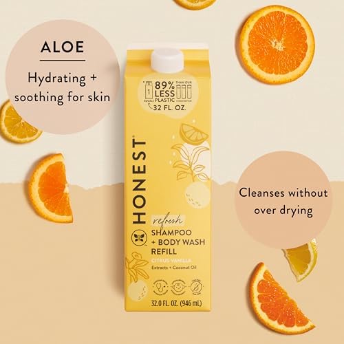 The Honest Company Shampoo Body Wash Refill Carton, Citrus Vanilla Refresh - Image 2