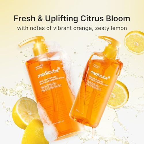 medicube Kojic Acid Turmeric Brightening Body Wash, 33.81 fl.oz - Image 5