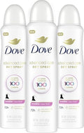 Dove Invisible Antiperspirant Dry Spray Clear Finish 3PK 3.8 oz by Dove