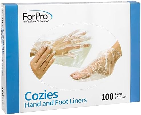 ForPro Cozies Hand and Foot Liners, 100ct, 16.5"L x 9"W by ForProProfessionalCollection
