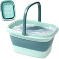 Collapsible Foot Soaking Tub Foldable Foot Bath Soak Tub Basin for Home Spa by AllSettHealth