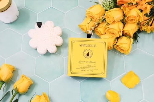 Spongellé Sweet Patchouli Wild Flower Bath Sponge with Box for Mothers Day Gift | Built-in Body Wash & Body Scrubber, Shower Loofah Sponge for Women | 14+ uses - Image 3