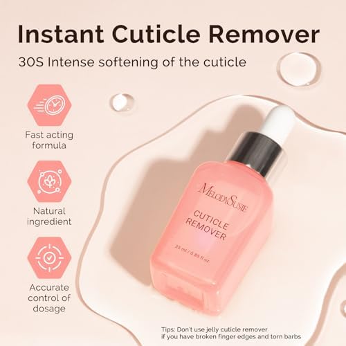 MelodySusie 25ML Cuticle Care Kit - Cuticle Oil and Cuticle Remover 2PCS - Image 4