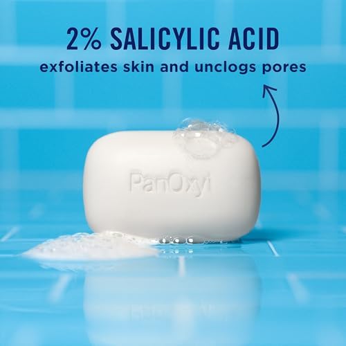 PanOxyl Acne Cleansing Bar, 2% Salicylic Acid, For Face & Body, 4 oz - Image 4