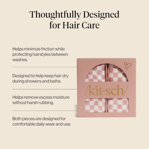 Kitsch XL Microfiber Hair Towel Wrap for Women - Image 3