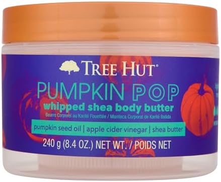 Tree Hut Pumpkin Pop Whipped Shea Body Butter | Long-lasting Hydration Leaves Skin Feeling Soft & Moisturized | Limited Edition Fall | Nourishing Essential Body Care | 8.4 fl oz. by TreeHut