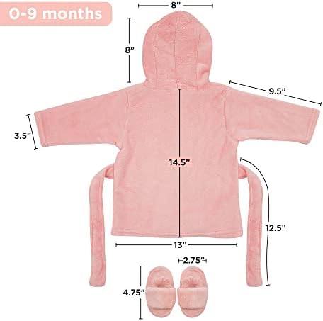 Rising Star Baby Toddler Robe Or Kids Robe for Girls and Boys - Kids & Baby Bath Robe Spa Set with Washcloth or Slippers - Image 6