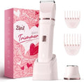 Risina 2-in-1 Bikini Trimmer for Women, Electric Razors for Women, Gifts by Risina
