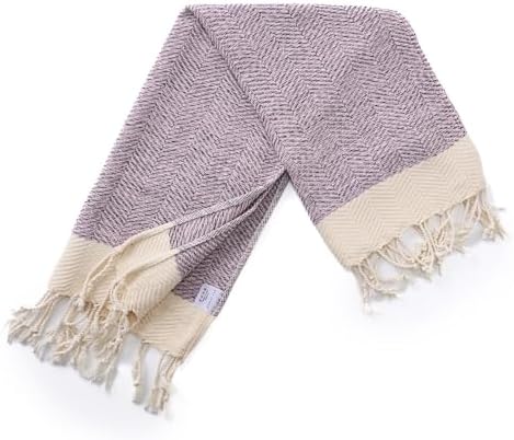 BAY LAUREL Turkish Hand Towel – Pack of 2 | Soft & Absorbent Decorative Towels for Bathroom, Hand, Face, Hair, Gym, Yoga, SPA, Kitchen & Tea | Boho Decor(Blush Pink, Herringbone 15x26 Inches(Set of 2) - Image 3