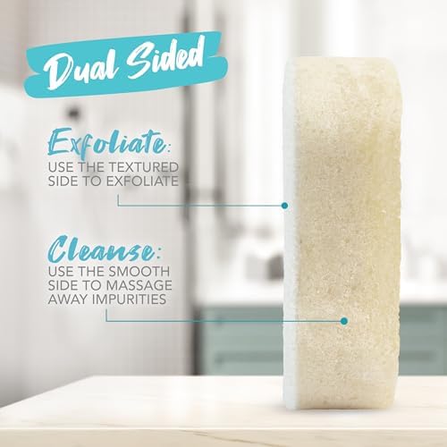 Spongables Pedi Scrub Foot Exfoliating 20+ Wash Sponge, Argan Oil, 1 Count - Image 5