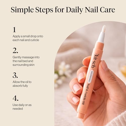 Kitsch Nail Cuticle Oil Pen Brush with Jojoba Oil & Vitamin E - 2.8 ml - Image 6