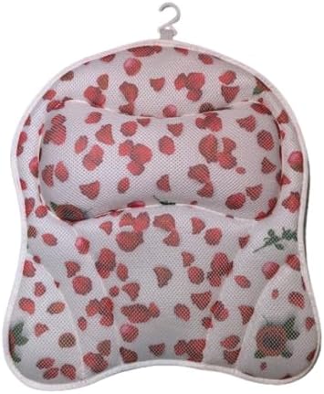 Luxury Bath & Hot Tub Pillow – Air Mesh Fabric, Quick-Dry with Hanging Loop, Head & Neck Support, Gift-Boxed Rose-Petal Design for Women, Mom, Wife, Girlfriend (Red Rose Petals) - Image 5