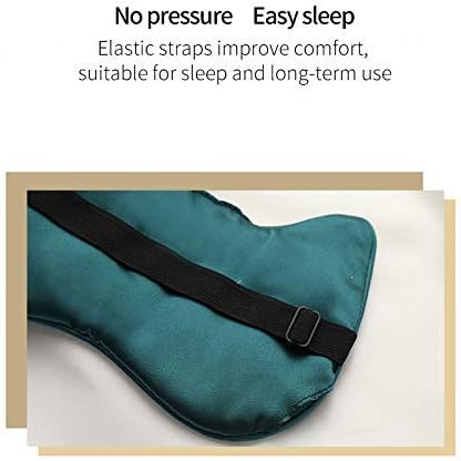 PERFECTSIGHT Sleep Eye Masks Silk Sleep Eye Cover Lightweight Adjustable Eyeshade Mask Satin Night Eyeshade Cover for Women Men Sleep Travel Nap (Cat-Yellow)