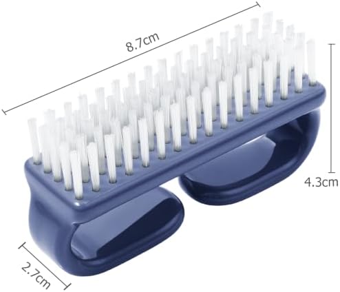 Larbois Handle Grip Nail Brush, Hand Fingernail Brush Cleaner Scrubbing Kit Pedicure for Toes and Nails Men Women - Image 7