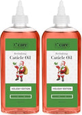 C CARE Holiday Edition Cuticle Oil For Nails - Repairs Cuticles Overnight - Moisturizes and Strengthens Nails and Cuticles (Pack of 2) by CCARE
