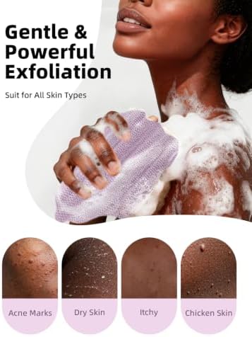 Cleangor 2Pcs African Net Sponge Authentic with Knots - Exfoliating Body - Image 2