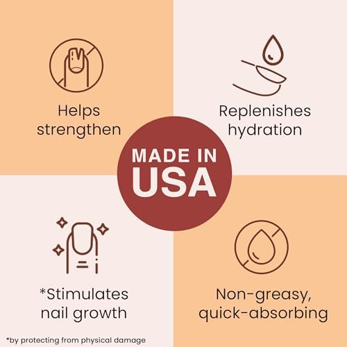 Organic Nail and Cuticle Oil - USA Made Nail Oil for Growth & Strength - Image 3