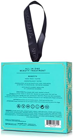 Spongellé Beach Grass Wild Flower Bath Sponge with Box for Mothers Day Gift | Built-in Body Wash & Body Scrubber, Shower Loofah Sponge for Women | 14+ uses - Image 4