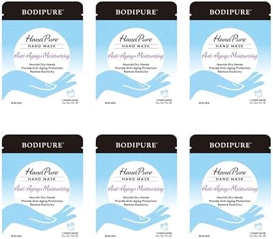 Bodipure Anti-Aging K-Beauty Hand Mask, Deep Moisturizing Spa Treatment by BodipureInc