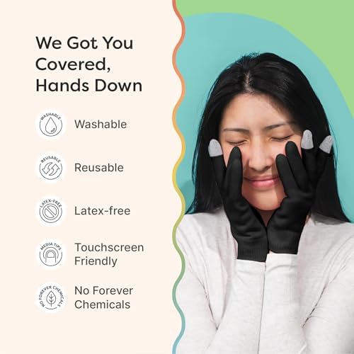 ZenToes Moisturizing Gloves for Dry Hands, Gel Lined, 1 Pair (Large) - Image 7