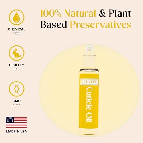C CARE Milk and Honey Roll-On Cuticle Oil | Natural Revitalizing Hydrating Nail Oil For Repaired Cuticles Overnight | Remedy For Damaged Skin And Thin Nails | Paraben Cruelty Free Formula | 10ml - Image 2