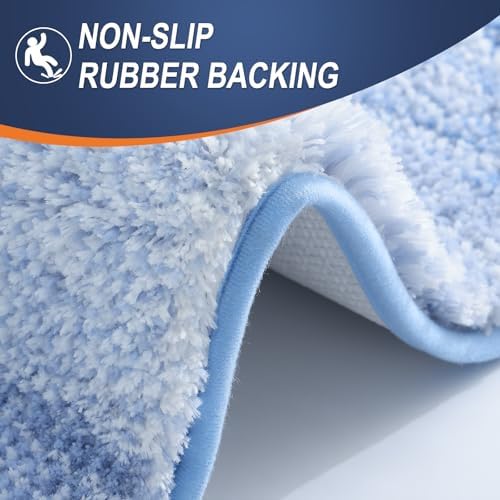 OLANLY Bathroom Runner Rug 44x24, Extra Soft Absorbent Microfiber Bath Rugs - Image 5