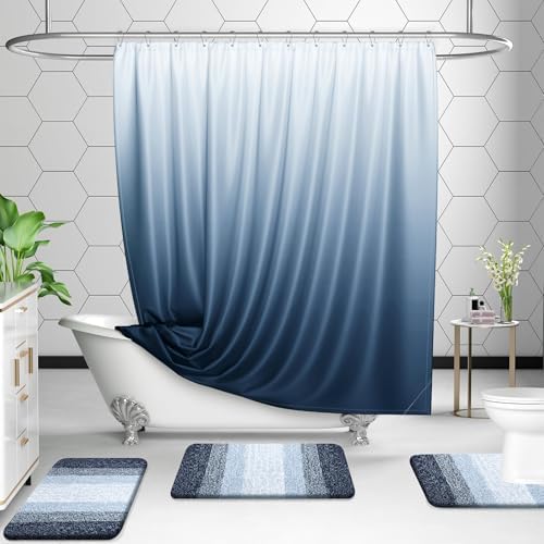 OLANLY Luxury Toilet Rugs U-Shaped 24x20, Soft Absorbent Microfiber Mat - Image 2