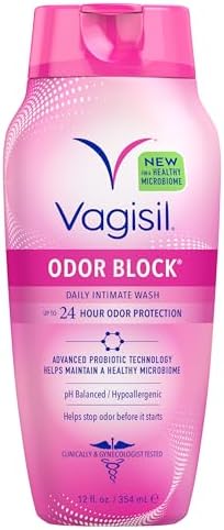 Vagisil Odor Block Feminine Wash, pH Balanced, Gentle, 12 Fl Oz (1 Pack) by Vagisil