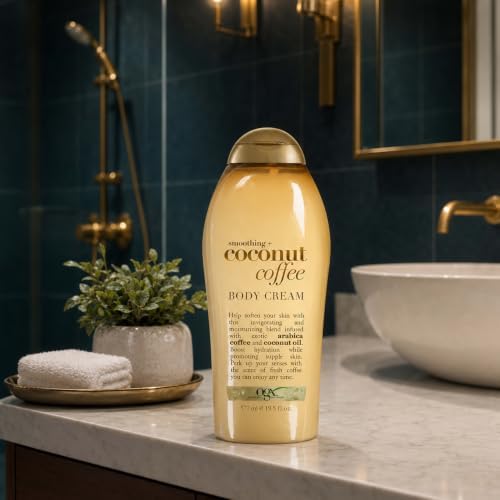 OGX Smoothing + Coconut Coffee Body Cream 19.5 oz - Image 4