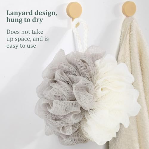 Fu Store Loofah Sponge Shower Loofahs 4 Colors Bath Sponges Body Scrubbers - Image 5