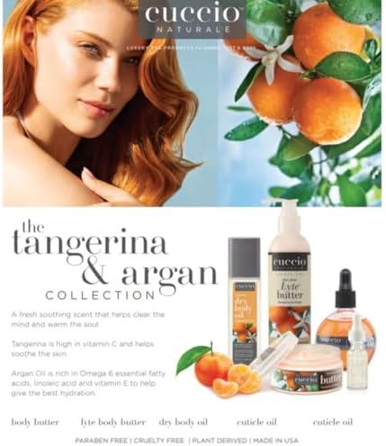 Cuccio Naturale Tangerina & Argan Cuticle Oil, Lightweight Fast-Absorbing Nail and Cuticle Moisturizer with Cold-Pressed Oils and Vitamin E, 2.30 Fl Oz - Image 3