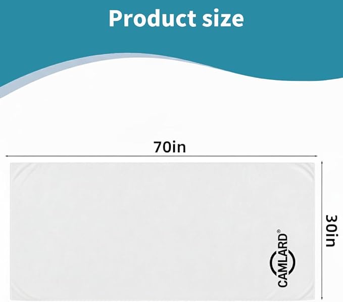 Sauna Towels for Infrared Sauna Blanket -Reusable & Machine-Washable Sauna Towel Insert for Blanket (Cotton)-White