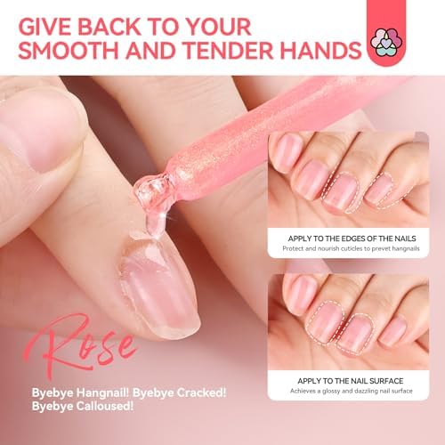 SAVILAND Cuticle Oil Vitamin E Rosehip 40ml Plant-Based Nail Growth Oil - Image 5