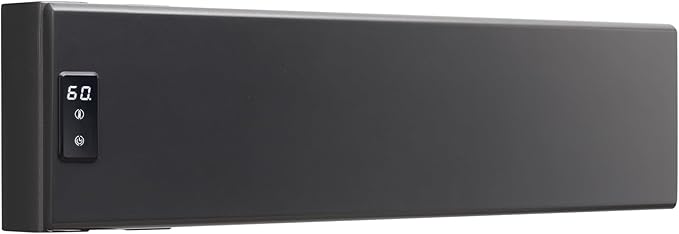 Verida Towel Warmer Rack, Support Hardwired and Plug-in, Wall-Mounted Electric Towel Heater, with Built-in Timer, Waterproof Aluminum Towel Warmer for Bathroom, LV-1S Gray