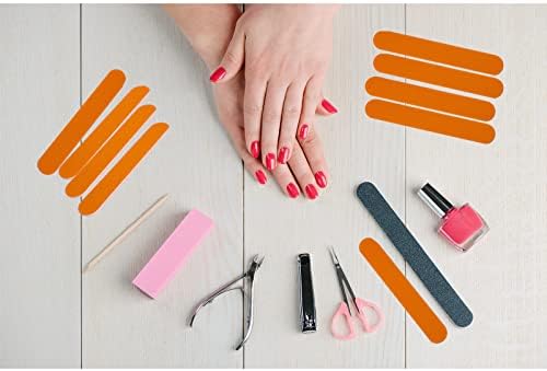 Mini Nail Files Bulk (100 Pcs), Double Sided Emery Board Nail File for Nature Nails, Manicure Tool Set Disposable Colorful Nail File for Home Salon Use Travel Size Men Women Kids Wood Board - Image 4