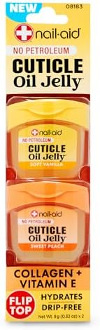 Nail-Aid Cuticle Oil Jelly, Press-On Friendly Non-Drip Treatment by Nail-Aid