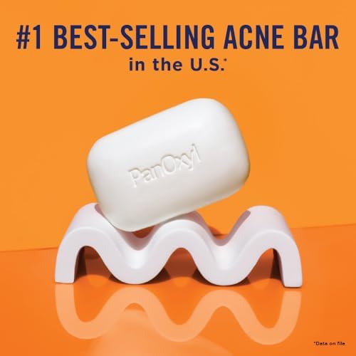 PanOxyl Acne Treatment Bar with 10% Benzoyl Peroxide, Maximum Strength Bar Soap for Face, Chest and Back, Benzoyl Peroxide Soap Body Wash, Vegan, For Acne Prone Skin, 4 oz - Image 3
